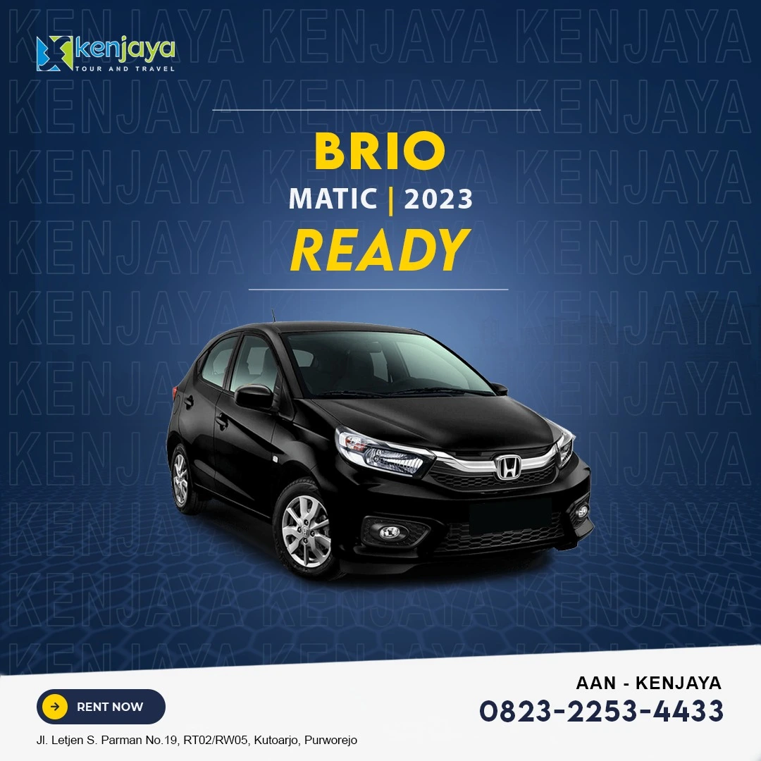 Sewa Mobil All New Brio Matic Purworejo